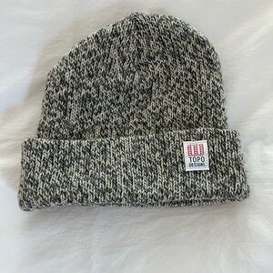 Topo Designs Gray Marled Knit Beanie